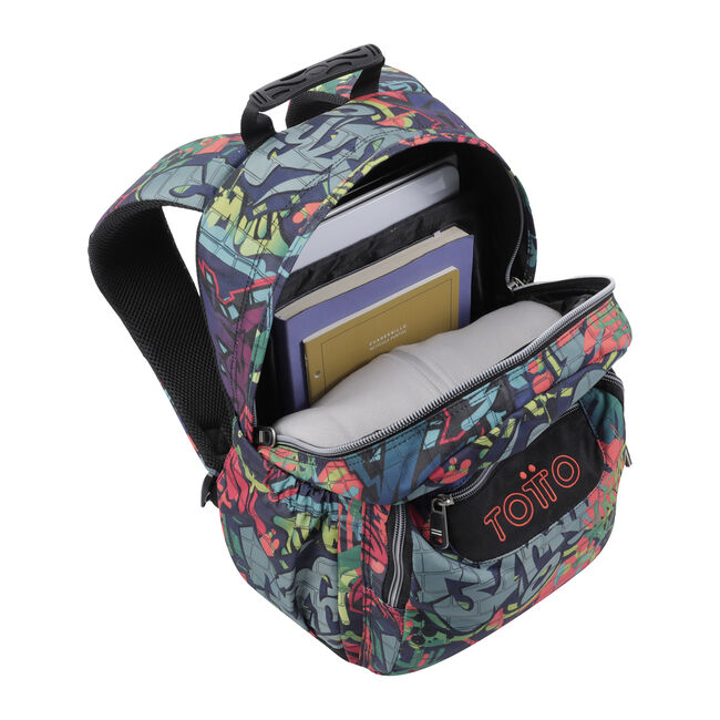 Mochila escolar graffiti - Gommas image number null
