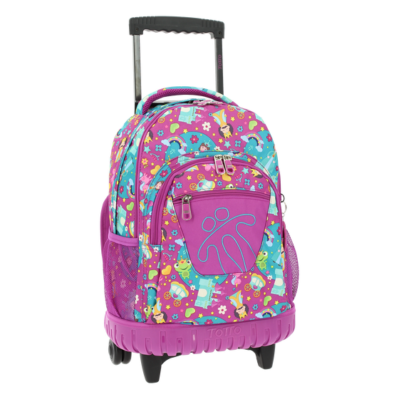 Mochila escolar con ruedas Renglones - 3E6 image number 2