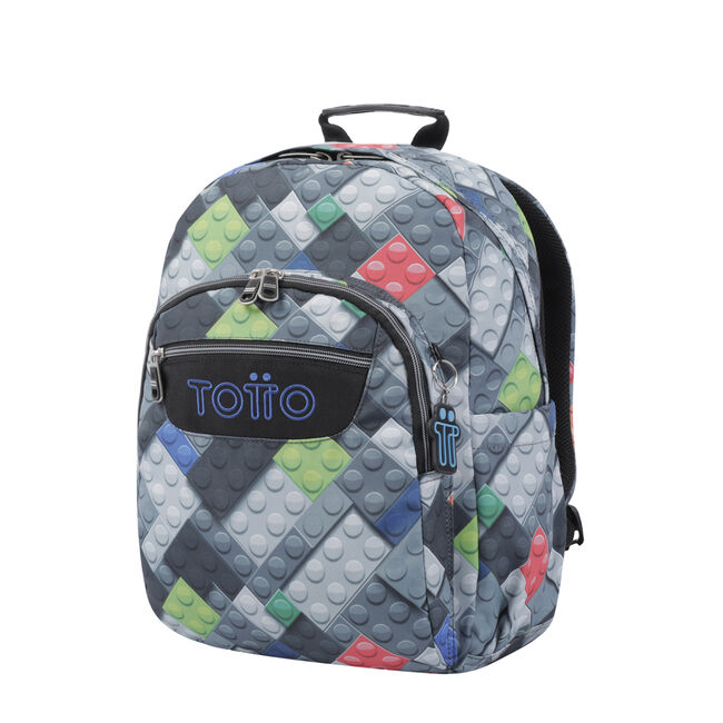 Mochila escolar bloques - Gommas image number null