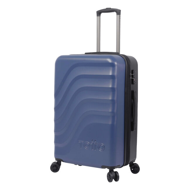 Maleta trolley mediana color azul oscuro - Bazy + image number null