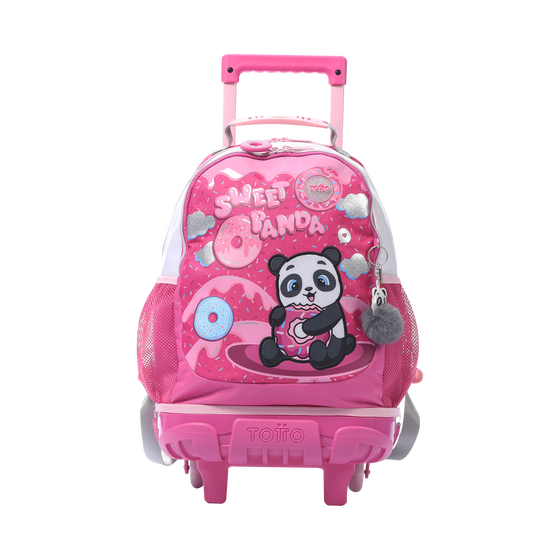 Mochila Ruedas Sweet Panda M Rosa Totto.es