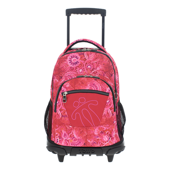 Mochila escolar con ruedas Renglones - 1ID image number 1