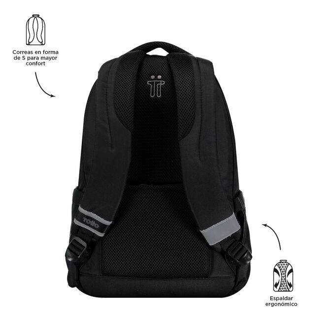 Mochila casual eco-friendly negro - Misisipi image number null
