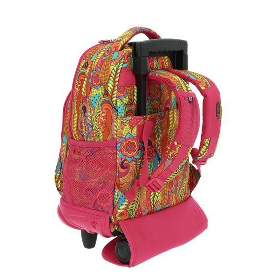 Mochila escolar con ruedas Renglones - 8V9 image number 6