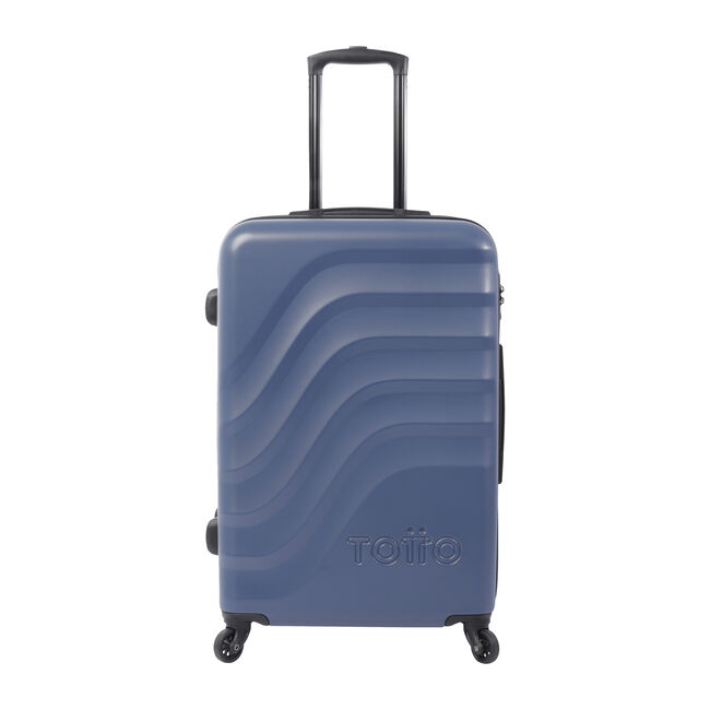 Maleta trolley mediana color azul oscuro - Bazy