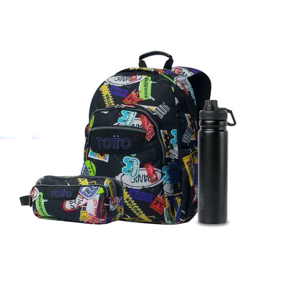 Pack Escolar Sticky X3 | Mochila adaptable + 2 accesorios image number 1