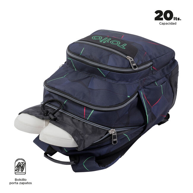 Mochila escolar fractal - Crayoles image number null