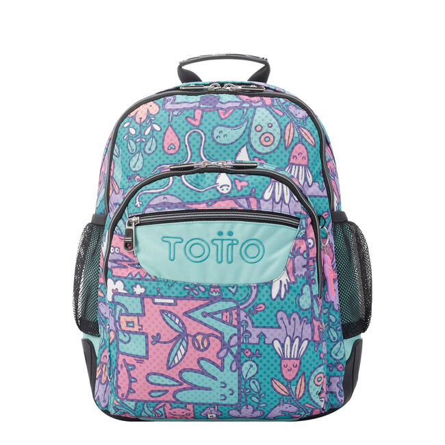 Arenoso Buena suerte Dental Mochila escolar mundo fantasía - Crayoles - Multicolor | Totto.es