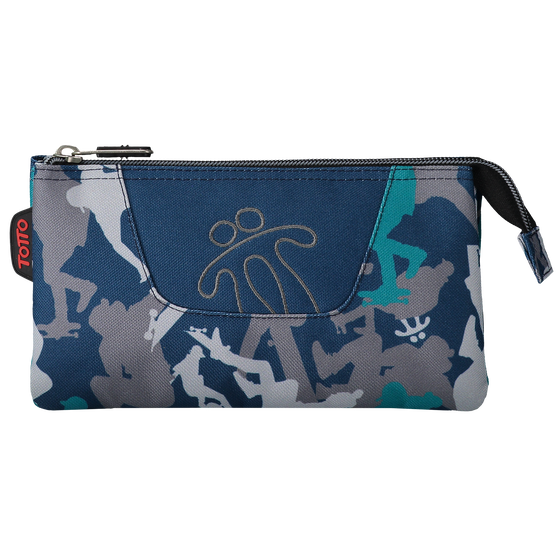 Estuche escolar tres compartimentos Tablero - 2FH image number 1