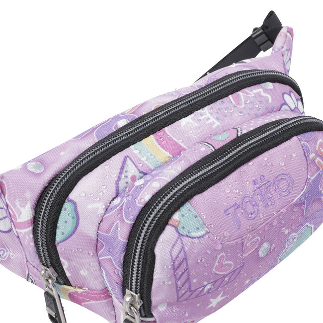 Riñonera infantil rosa positive world - Gancho image number null