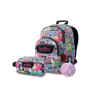 Pack Escolar K-Pop X3 | Mochila + 2 accesorios