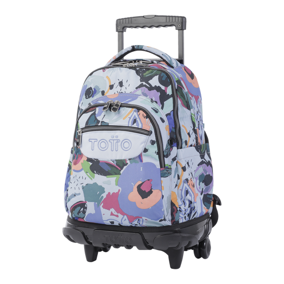 Mochila Renglones - Lienzo floral image number 2