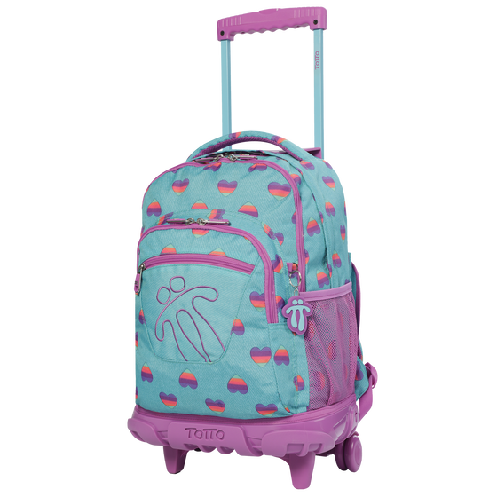 Mochila escolar con ruedas Renglones - 7F3 image number 2