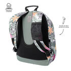 Mochila Acuarela - Tropical cebras image number 6