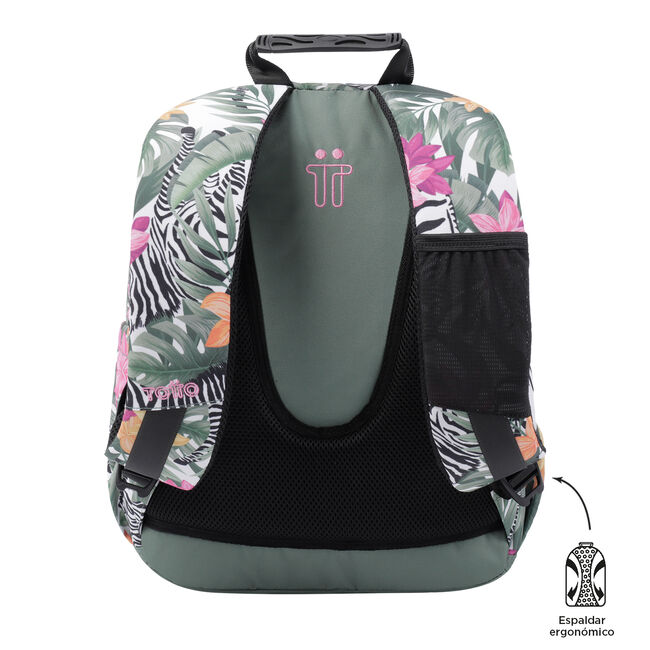 Mochila escolar tropical cebras - Gommas image number null