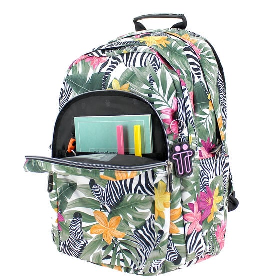 Mochila Lápiz - Tropical cebras image number 4