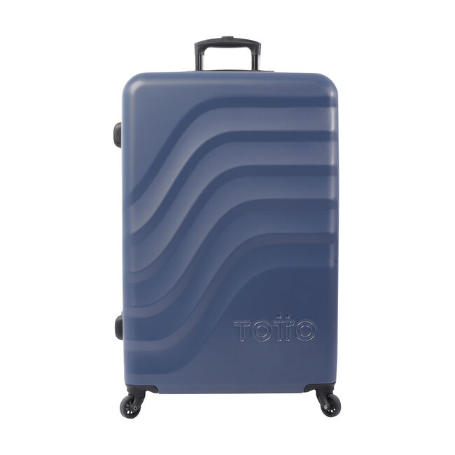 Maleta trolley grande color azul oscuro - Bazy