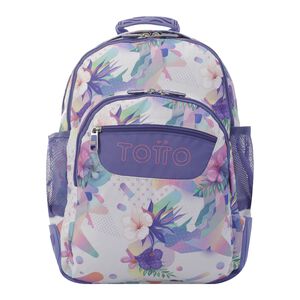 Mochila Crayoles - Flores lila