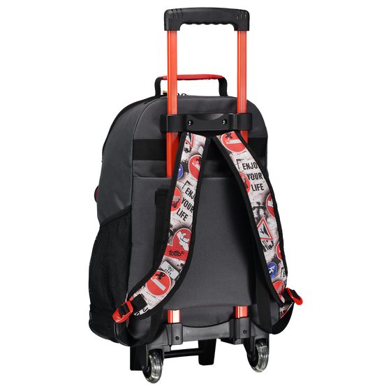 Mochila escolar grande con ruedas - Street image number 4