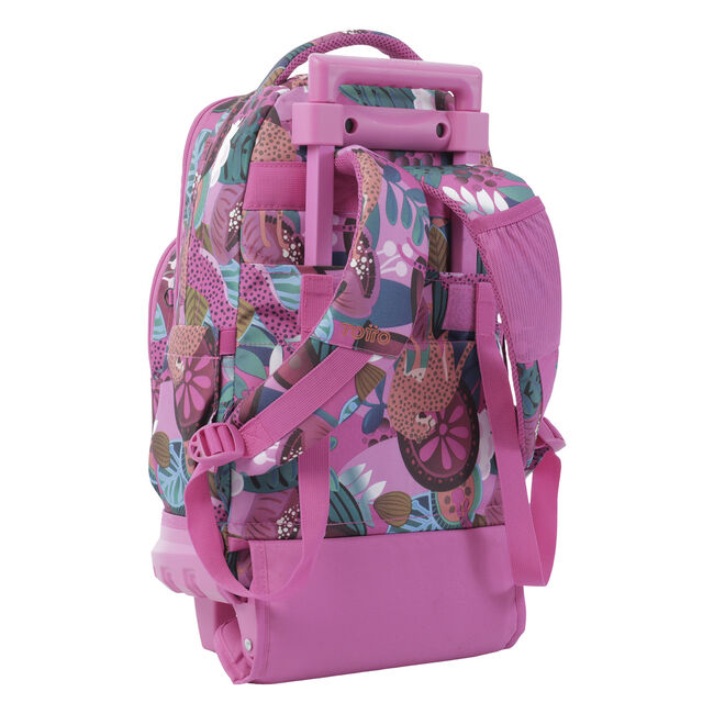 Mochila escolar pequeña ruedas tropical jaguar - Resma image number null