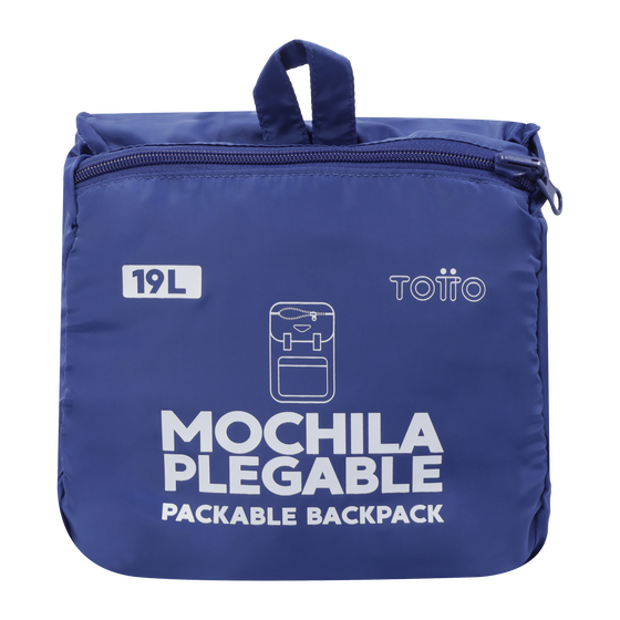 Mochila plegable Collapse - Azul image number 6