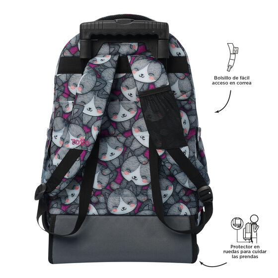 Mochila Renglones - Kitten Rose image number 5