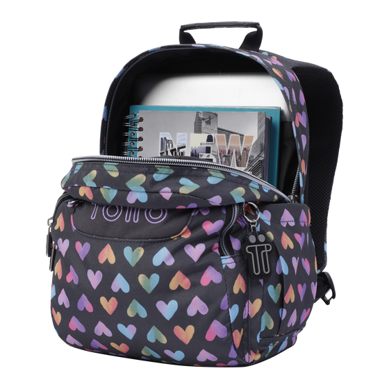 Mochila Gommas - Corazones de colores image number 6