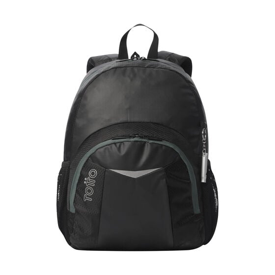 Mochila Teck 2.0 M - Negro/Verde image number 1