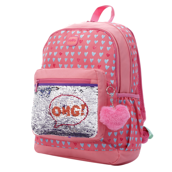 Mochilas escolares con lentejuelas clearance