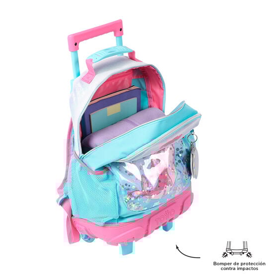 Mochila de ruedas Pink Ocean M image number 4