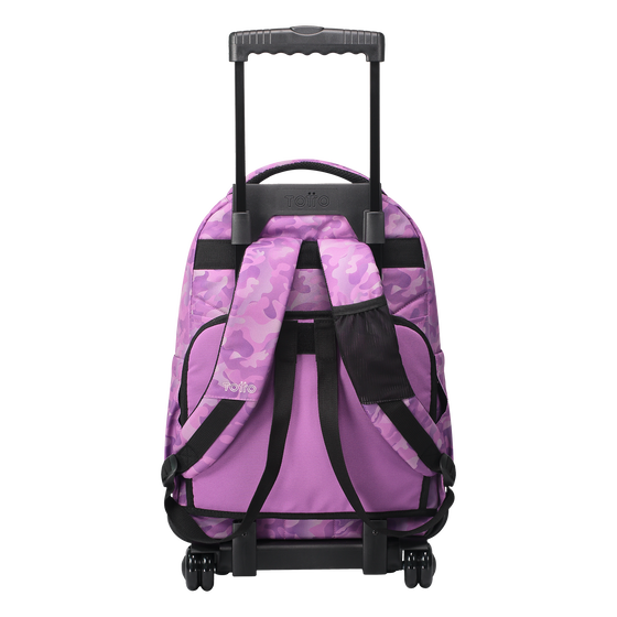 Mochila Renglones Camuflaje rosa Rosa Totto.es