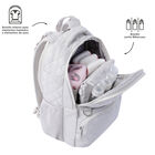 Mochila pañalera Babybao 2.0 - White Sand image number 4