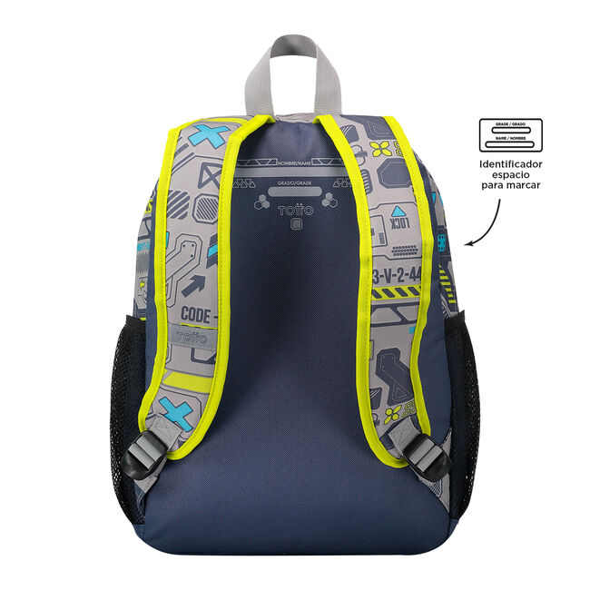 Mochila escolar mediana de videojuegos - Monark image number null
