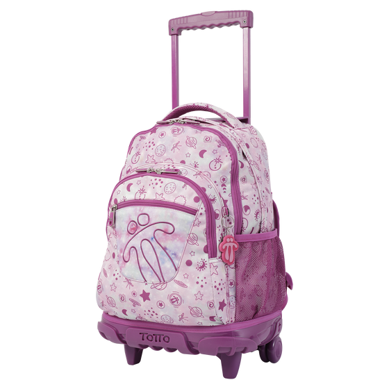 Mochila escolar con ruedas Renglones - 4IM image number 2