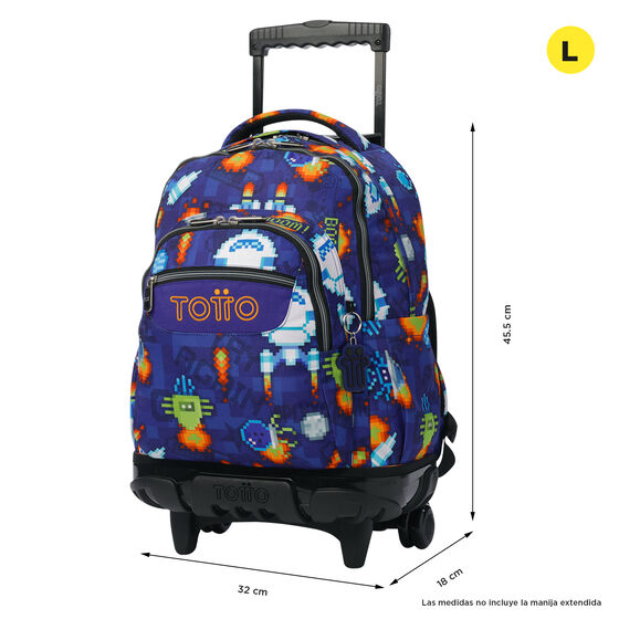 Mochila Renglones - Space Blue image number 3