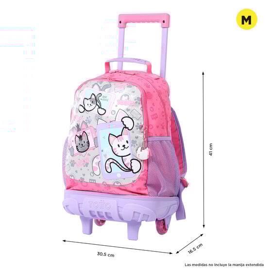 Mochila de ruedas Selfie Cat M image number 2