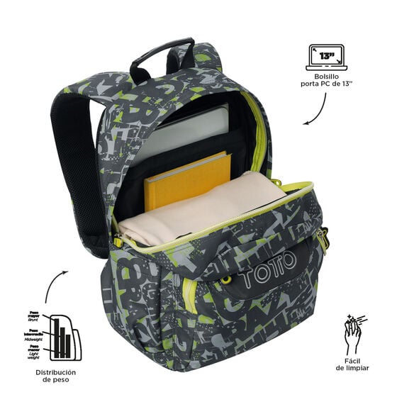 Mochila Gommas - Texgrunge image number 4