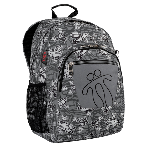 Mochila escolar adaptable a carro Acuareles - 8GO image number 3