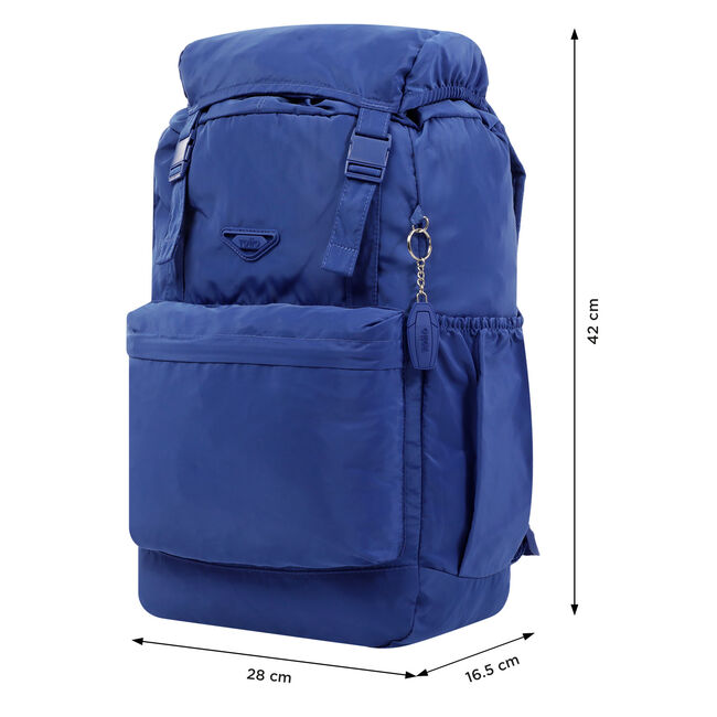 Mochila plegable color azul  - Collapse image number null