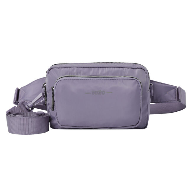 Bolso-riñonera 2 en 1 color morado - Funty - |