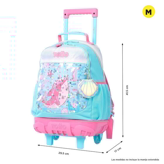 Mochila de ruedas Pink Ocean M image number 2