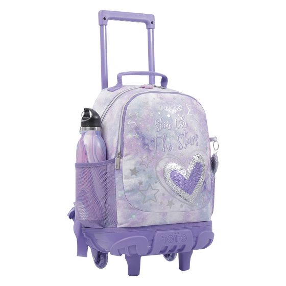 Mochila Ruedas - Shiny Heart M image number 4