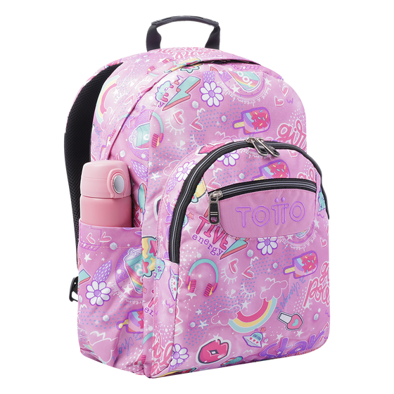 Mochila Acuareles - Rosa positive world image number 6