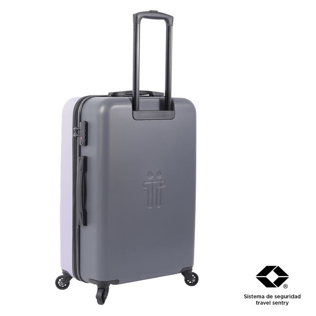 Maleta trolley mediana color morado - Bazy image number null