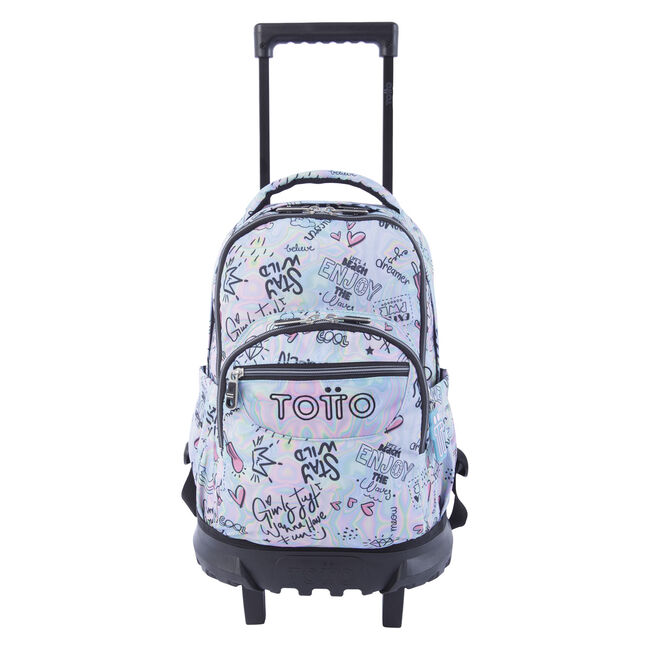 Mochila pequeña ruedas rainbow - - Multicolor |