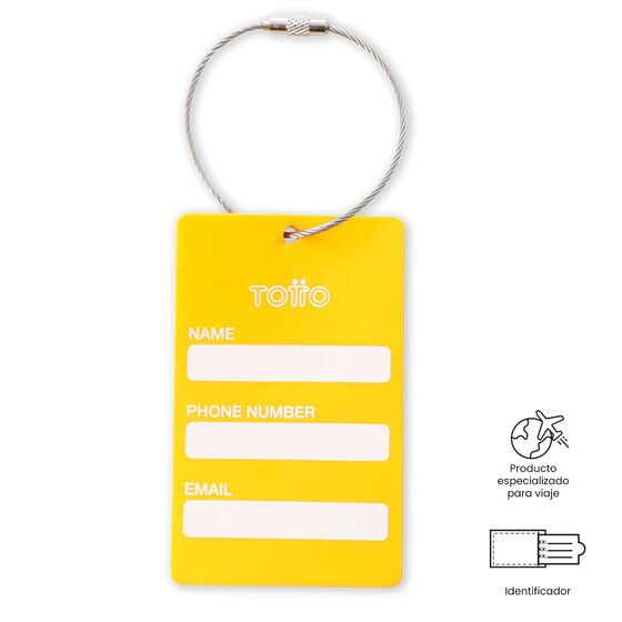 Identificador para maleta Real Madrid - Amarillo image number 2