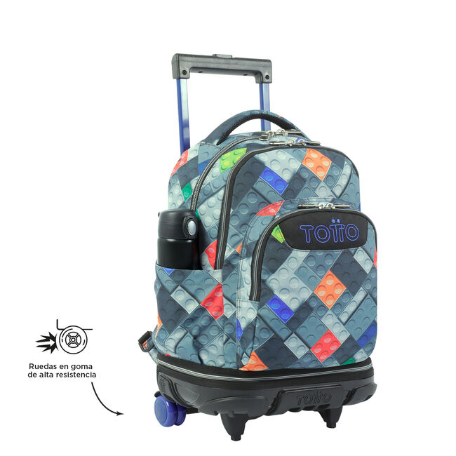 Mochila escolar ruedas desmontable bloques - Tiza image number null