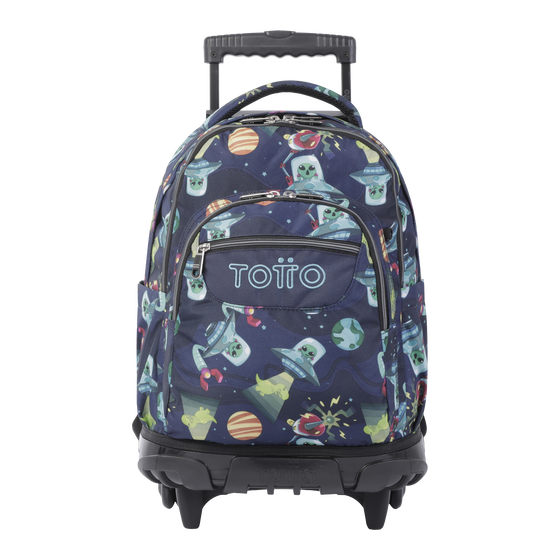 Mochila Renglones - Planetas y aliens image number 1