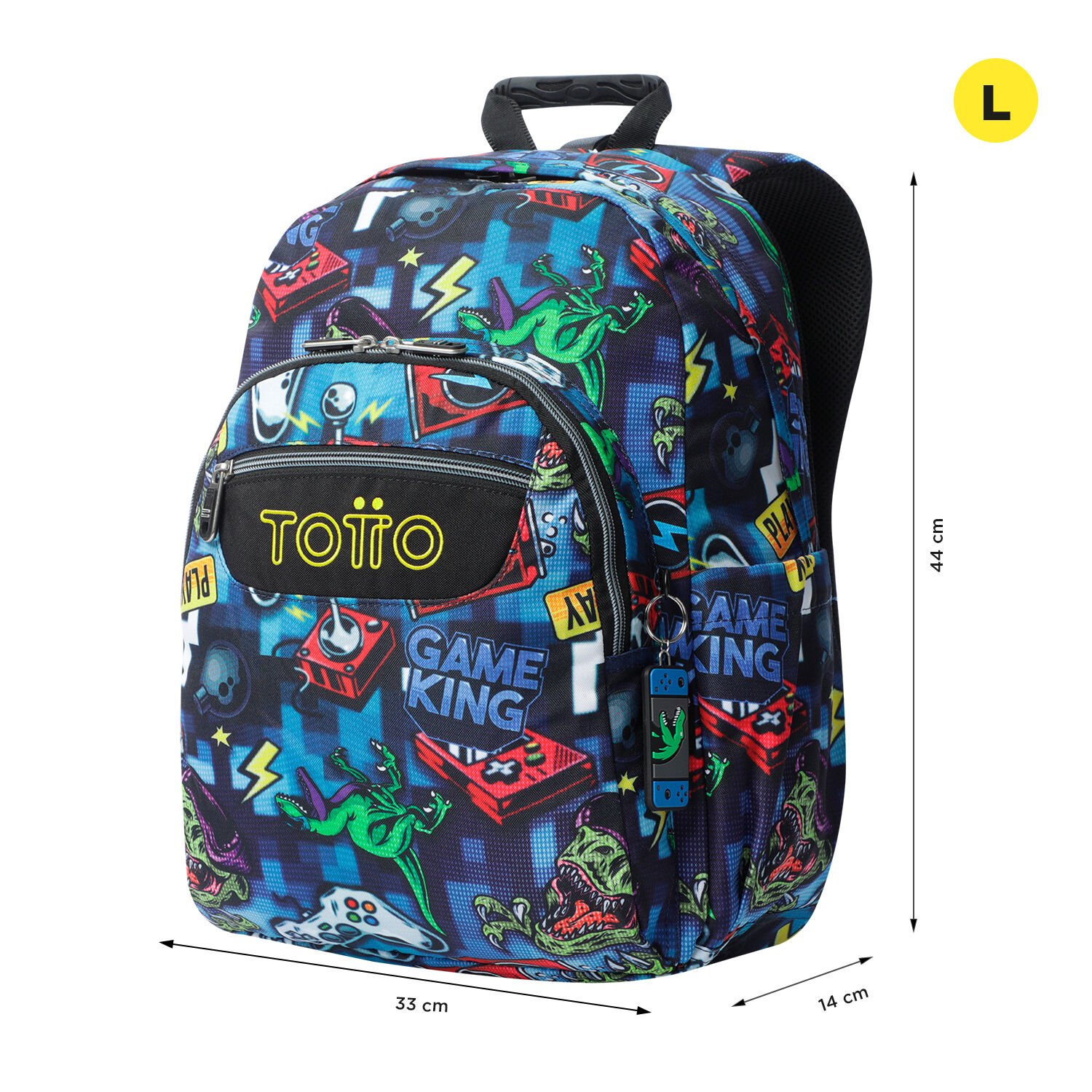 Mochila Totto Acuareles Gamertag 0Ji. Mochilas totto sin ruedas La Superpapeleria