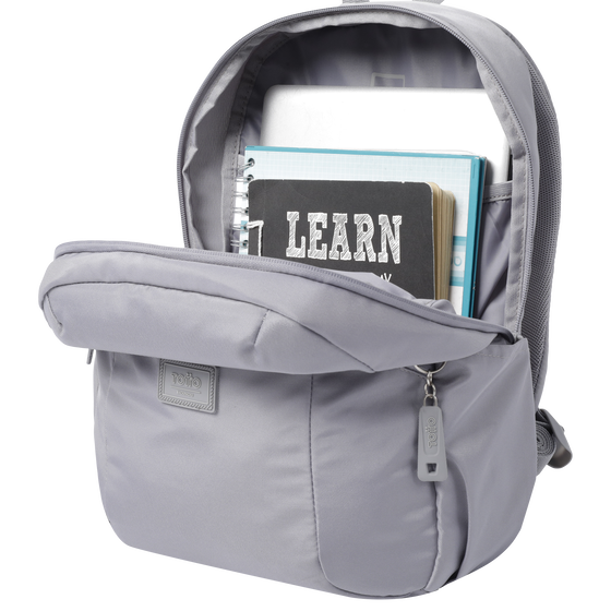 Mochila para portátil 14 color gris - Guytto image number 6